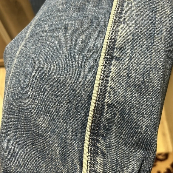 VOLCOM Retro Blue Wide Leg Flare Jeans - Picture 8 of 13